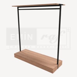 Tekerlekli Ahşap Stand